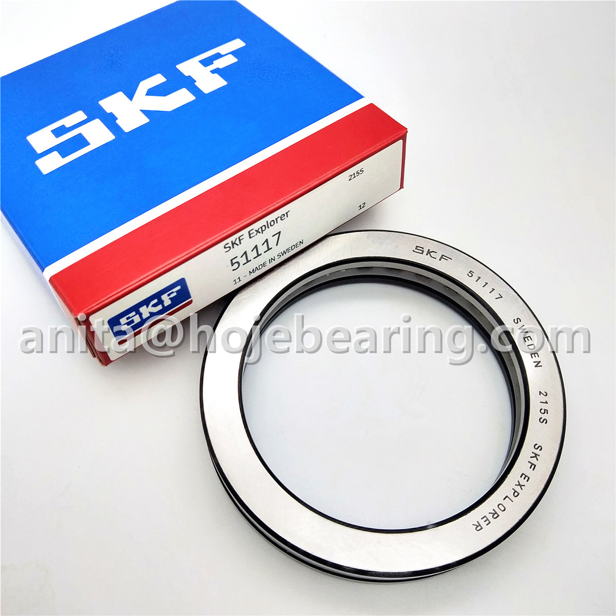 SKF 51117 Thrust ball bearings, single direction