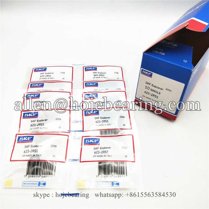 SKF 623 2RS1 Miniature Deep Groove Ball Bearing 3x10x4 Mm